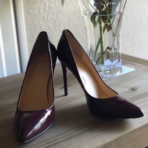 Ivanka Trump 4 1/2 inch berry heels